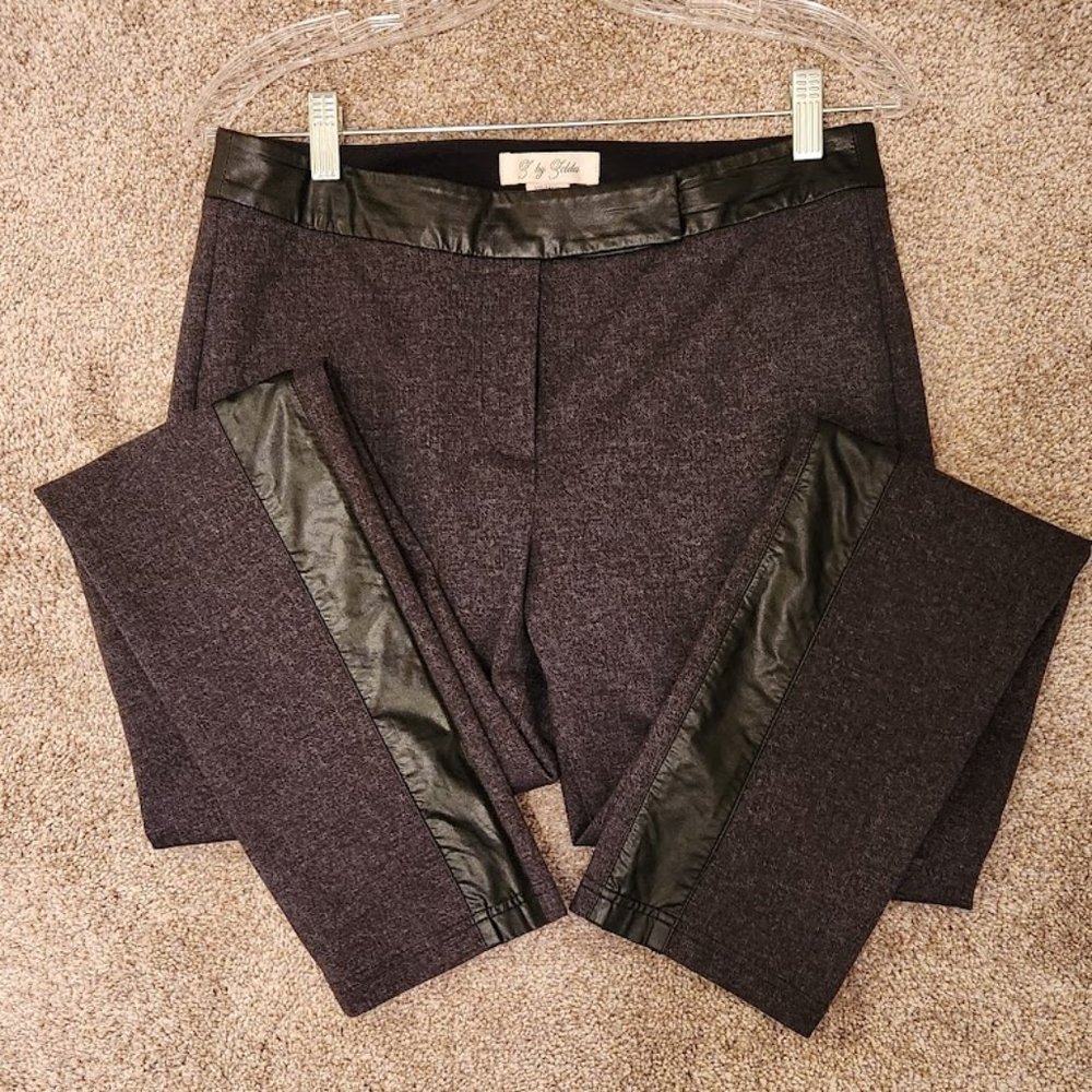 Z by Zelda Mixed Media Dress Pants
